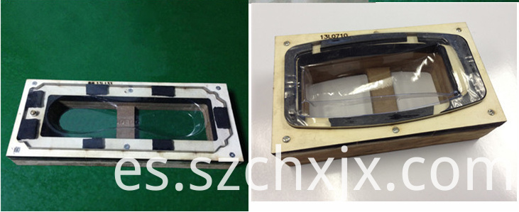 Punzonar las muestras de la matriz: Punching die samples: